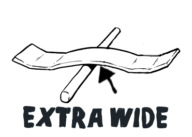 WIDE SLIDE SURFACE